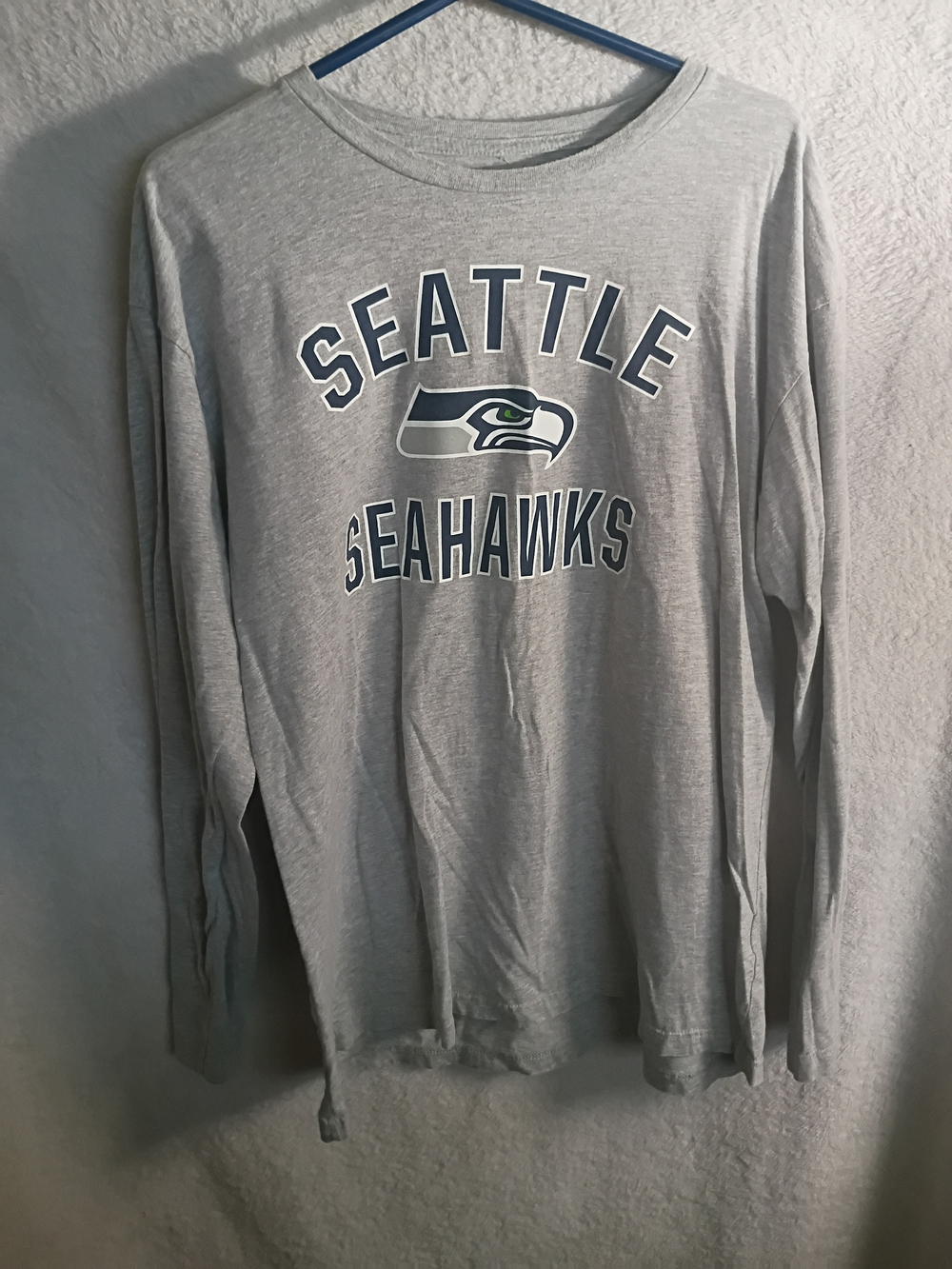 Seattle Seahawks Women's Long Sleeve Grey Team T-Shirt